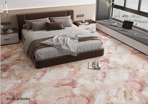 Azulejo de Porcelana con Acabado Brillante de Alta Calidad de 600*1200, Efecto Mármol Rosso Gold para Pisos Modernos y Elegantes y Espacios Comerciales - Product Image 2
