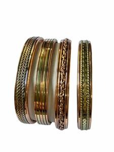 India-Made 99.9% Pure Copper Religious Traditional Magnetic <b>Bangle</b> 6 Strong Magnets Personalized <b>Engraving</b> Option Handmade - Product Image 6
