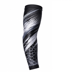 Men Custom <b>Compression</b> <b>Arm</b> <b>Sleeve</b> Athletic Sports Running Cycling Fitness Workout Breathable Stretch Training Support <b>arm</b> <b>Sleeve</b> - Product Image 3