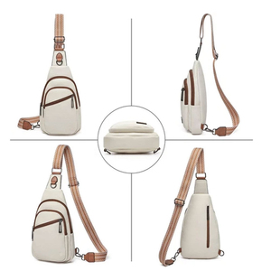 Best Designer Genuine Leather Eco-friendly Customizable Sports Crossbody Chest Bag 30-<b>40L</b> Zipper Closure Perfect Travel - Product Image 4