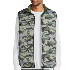 Premium Quality Reversible Puffer Vests for Men Fall Winter Fashion Zipper Color Block Casual Outdoor Warm <b>Sleeveless</b> Vest Coa - Product Image 2