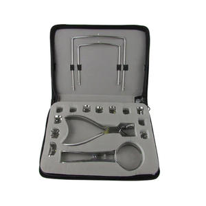 Metal Med Corporation Juego de perforadores manuales de dique de goma dental para ortodoncia, herramienta de barrera estriada ligera de 5 posiciones CE - Product Image 4