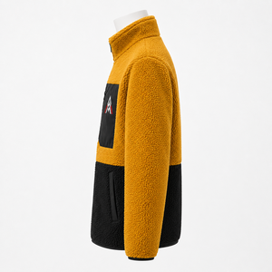 Premium Men Polar Sherpa <b>Jacket</b> Offering A Soft Touch Cozy Comfort And Practical Design For Cold Weather Adventures & Daily Wear - Product Image 2