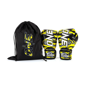 ถุงมือชกมวย Fairtex แบบสั่งทำพิเศษ น้ำหนักเบา สำหรับฝึกซ้อม ลายพราง หนังแท้ แบบผูกเชือกและตีนตุ๊กแก ปรับระดับข้อมือได้ สำหรับศิลปะการต่อสู้ - Product Image 1