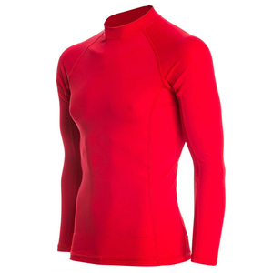 Custom <b>Men</b> Long Sleeve Rash Guard MMA BJJ Jiu Jitsu <b>Compression</b> <b>Shirt</b> Wrestling Grappling Training Top - Product Image 2
