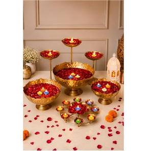 Portavelas Tradicional de Hierro Hecho a Mano, Portavelas con Forma de Luna Vintage, para Actividades Religiosas en el Hogar, Decoración para Diwali y Pascua - Product Image 6