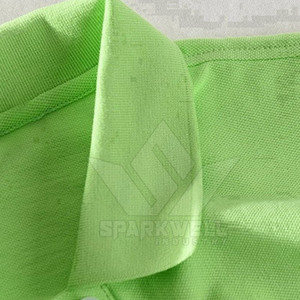Polo à manches courtes vert pour homme, logo brodé, couleur unie, décontracté, coton Oxford respirant, coupe classique - Product Image 5
