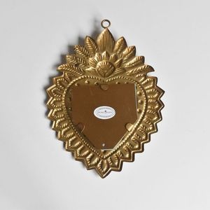Adorno de Pared de Corazón Bohemio de Latón, Hecho a Mano, de Metal, para Decoración de Interiores, Sala de Estar, Navidad y San Valentín - Product Image 4
