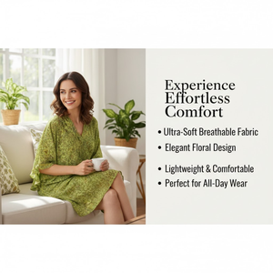 Caftán de Seda Habotai de Lujo, Estampado Floral a Mano, Cuello en V, Manga con Volantes, Ropa de Noche, Obra Maestra Hecha a Mano para Mujer - Product Image 4