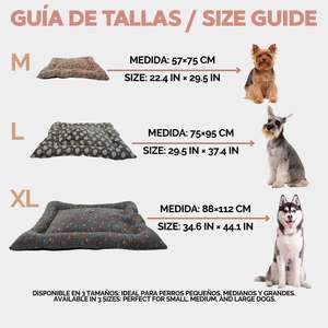 Tappetino per Cani Yommy con Base Antiscivolo in Morbido Tessuto Flanella Disponibile in 3 Misure M (57x75 Cm) L (75x95 Cm) XL (88x112 Cm) per Letti per Animali - Product Image 6