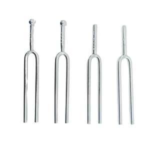 Diapasón de acero inoxidable para violín, guitarra y piano, 440Hz A440, con martillo de silicona, manual, incluye bolsa de almacenamiento - Product Image 3