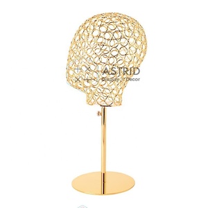 Soporte Moderno Dorado Hueco Ajustable y Desmontable para Exhibición de Cabezas de Maniquí, Gorras y Sombreros para Tiendas Minoristas - Product Image 5