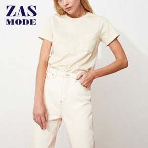 T-shirt de sport ample et respirant pour femme, extensible dans quatre directions, écologique, à séchage rapide, couleur unie, idéal pour le yoga et l'entraînement (avec fermeture avant) - Product Image 1