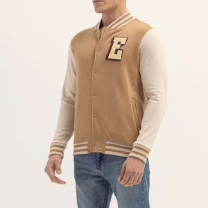 Veste d'hiver respirante, coupe-vent et écologique, fournisseur direct d'usine, veste de baseball de qualité supérieure, veste varsity pour hommes - Product Image 3