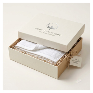 Serviette de toilette premium, douce et absorbante, en coton, pour hôtel, salle de bain, spa, maison et hôtellerie - Product Image 4
