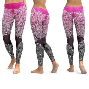 Power Punch Women's Casual Yoga <b>Leggings</b> Mid Waist Fleece Polyester/Cotton Seamless Anti-Bacterial Breathable Gym Winter Use - Product Image 4