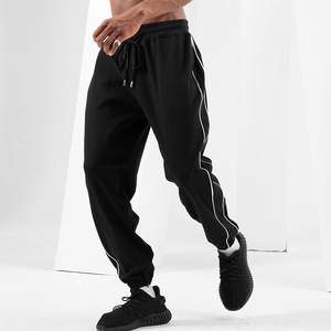 Men <b>Joggers</b> Custom Cotton Fleece Sweatpants <b>Slim</b> Fit Gym <b>Jogger</b> Trousers Streetwear Casual Sports Pants for Men - Product Image 6