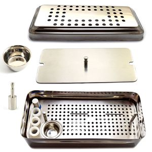 Bandeja Rectangular de Acero Inoxidable Optitech Healthcare para Instrumentos Quirúrgicos, Manual, con Certificación CE - Product Image 1