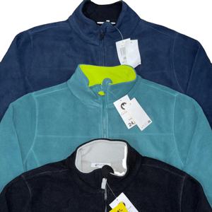 Diseño de moda Profesional Personalizado Bolsillos laterales Casual Stand Collar Mens Zip Fleece University Jacket - Product Image 5