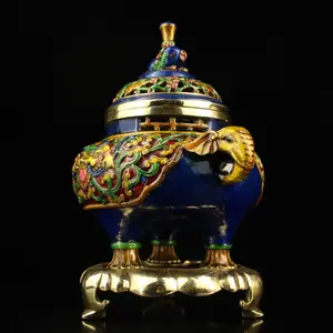 Brûleur d'encens Bakhoor religieux en métal haut de gamme pour copeaux d'Oud, écologique et durable pour des expériences domestiques élégantes - Product Image 3