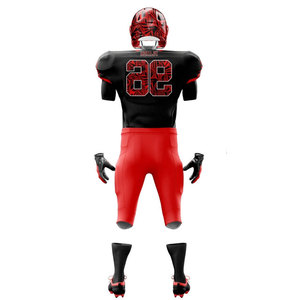 American Football Uniform Compression Set Quick Dry Hot Selling <b>Cheap</b> Price Jersey With <b>Padded</b> Pants Printed Uniform Set OEM - Product Image 6