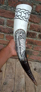 Corne à boire Viking polie écologique faite à la main naturelle et personnalisée WONDER OVERSEAS Style Animal - Product Image 6