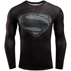 Maillot de compression respirant à manches longues pour garçons et filles, conception personnalisée de haute qualité, sérigraphie, service OEM - Product Image 1