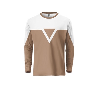 Camiseta de Manga Larga Vintage para Hombre, 100% Algodón, Impresión Personalizada, Transpirable, Antiarrugas, Secado Rápido, Tejido Jersey de 180g - Product Image 1