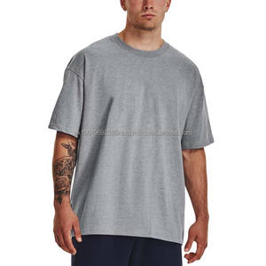Camisetas de Hombre al por Mayor a Precio Económico, 100% Algodón, Peso Pesado 220g, Diseño Personalizado con Logotipo OEM, Camisetas de Hombre de Talla Grande - Product Image 1