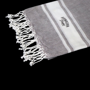 ผ้าขนหนูชายหาดลายทางคุณภาพพรีเมียม ดูดซับน้ำได้ดีเยี่ยม ผลิตจากผ้าฝ้าย 100% นำเข้าจากอินเดีย - Product Image 4