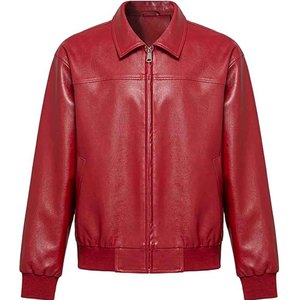 Men Genuine <b>Leather</b> <b>Jacket</b> Slim Fit Biker Motorcycle <b>Winter</b> Coat OEM Custom Wholesale Factory - Product Image 1