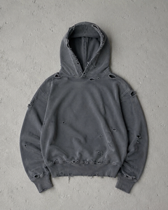 <b>Orange</b> Zip Hoodie Heavyweight 100% Cotton Winter Streetwear Jacket Oversized Casual Hooded <b>Sweatshirt</b> - Product Image 2