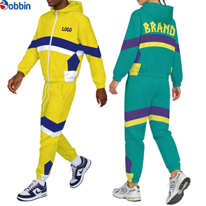 Chaqueta y Pantalón Deportivo de Hombre, Diseño 2 en 1, Estilo Casual, Bloques de Color, Transpirable, Secado Rápido, Poliéster/Nailon - Product Image 3