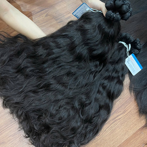 Extensiones de Cabello Natural Ondulado Vietnamita de Lujo Premium, Súper Doble Trama, Puntas Ultra Gruesas, Listas para Enviar - Product Image 1
