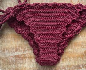 Pantalones de bikini, Bikini de ganchillo, Parte inferior de bikini de ganchillo, Pantalones de bikini de ganchillo, Bikini - Product Image 3