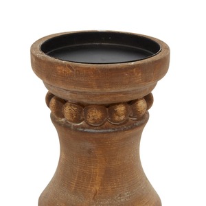 Natural Wooden <b>Tealight</b> Candle Holder Handmade Rustic Farmhouse Decorative Candle Stand for Living Room Dining At Best Prices - Product Image 4