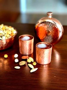 Gobelets en cuivre, verres à boire en métal durables pour l'eau, les jus, les cocktails, réutilisables, écologiques, pour la cuisine, la salle à manger, le bar. - Product Image 4