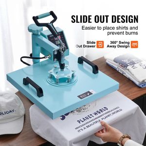 Pressa a Caldo 15x15 Pollici 8-1 per Trasferimento Termico, per Tumbler da 6-30 oz, Girevole a 360 Gradi per Stampa su Magliette - Product Image 4