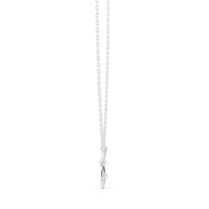 Collar Clásico con Colgante de Diamante Chapado en Rodio, con Dije de Corazón, Símbolo de Protección y Amor, Tecnología de Engaste con Bisel - Product Image 2