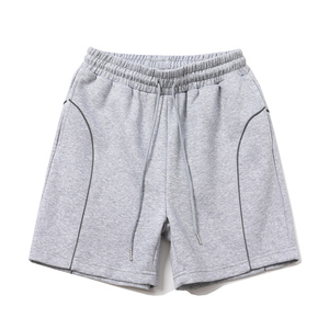 Pantalones Cortos Deportivos para Hombre, 100% Poliéster, Transpirables, de Secado Rápido, Estilo Casual, Cintura Elástica, Tela de Lana, Logotipo Frontal - Product Image 6