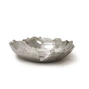 Bol à fruits de service moderne personnalisé en gros pour les maisons et les restaurants bols de vaisselle en métal avec support pour les cuisines de l'Inde - Product Image 5