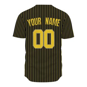Camiseta de Béisbol Personalizada para Hombre, Estilo Deportivo Urbano, con Estampado de Letras, Botones, Manga Corta, Hombros Caídos y Corte Holgado - Product Image 3