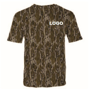 Camiseta de Pesca y Caza Ligera con Estampado de Camuflaje y Diseño de Corteza de Árbol para Hombre, Personalizable con Logotipo, Ropa Deportiva para Exteriores, OEM, Venta al Por Mayor - Product Image 3