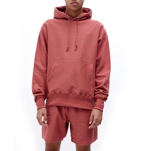 Conjunto de Sudadera con Capucha y Pantalones Cortos para Hombre, Chándal de Dos Piezas, Mezcla de Algodón, Ropa Urbana, Conjunto Deportivo para Gimnasio, Transpirable, Proveedor Mayorista - Product Image 1