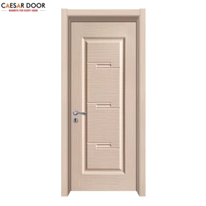 Puertas de Madera Maciza Resistentes al Agua y Aislantes del Sonido, Puertas de Entrada de Madera Compuesta, Puerta Principal de Polímero para Oficina, Hotel, Apartamento - Product Image 1