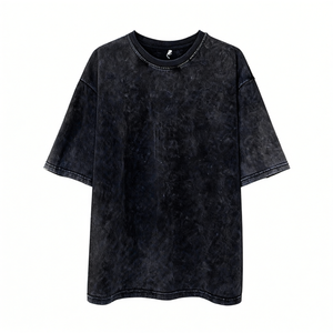 เสื้อยืดโอเวอร์ไซส์วินเทจลายดอกกุหลาบสำหรับผู้ชาย ผ้าฝ้าย 100% 250GSM 280GSM ขายส่ง - Product Image 3