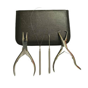 Kit de Pinzas Multifuncionales para Extensiones de Cabello, para Instalar y Retirar Micro Anillos y Cuentas, de Acero Inoxidable - Product Image 2
