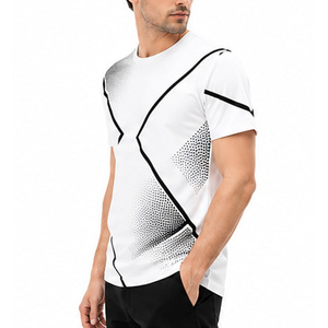 Camiseta de algodón lisa para hombre, color, talla y tela personalizables, disponible en fabricante de ropa OEM, camiseta de algodón premium para hombre - Product Image 3