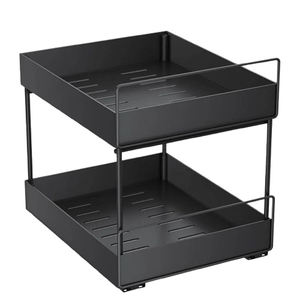 Meilleur design pour l'organisation de la maison et des magasins, étagère à épices en verre, forme et taille personnalisées, présentoir en métal pour les produits les plus vendus - Product Image 1