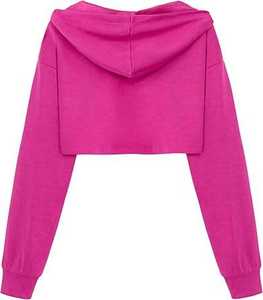 Wholesale <b>Women's</b> Light Weight Acid Washed Crop Top <b>Shrug</b> Hoodies Custom Street Wear Crop Top Fleece Knitted Hooded Fitness - Product Image 5